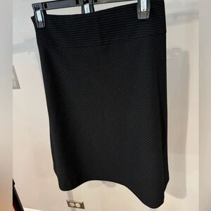 Express black‎ striped skirt